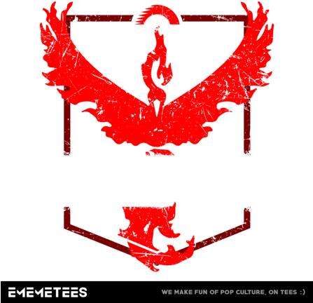 Team Valor Team Valor - Pokemon Go Red Team (446x446), Png Download
