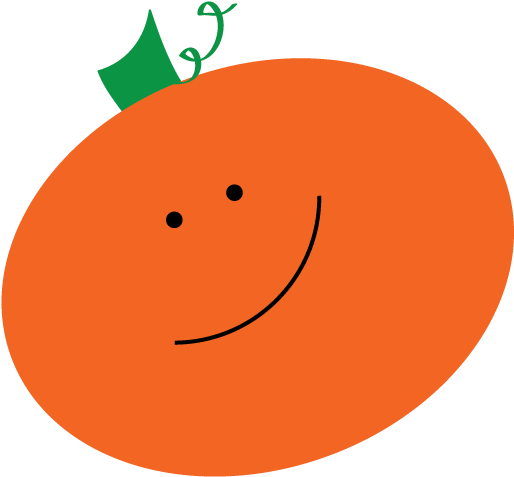 Pumpkins, Spiders, Ghosts - Baby Cartoon Pumpkins (544x510), Png Download
