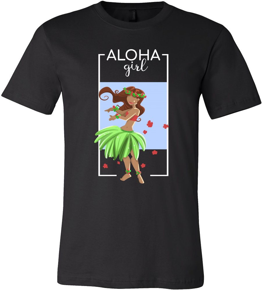 Hawaiian Hula Girl Vintage Hawaii Tropical Aloha T-shirt - Jawbreaker Salt Girl Shirt (1000x1000), Png Download