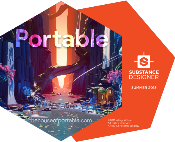 Substance Designer 2018 Portable - Substance Designer 2018 2 1 Mac (600x550), Png Download