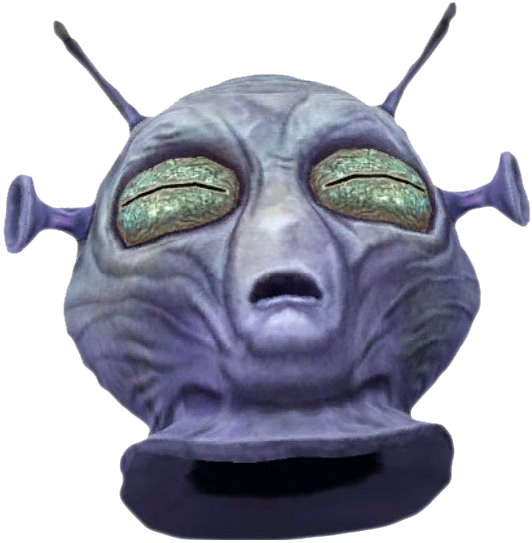 Dead Rising Alien Head - Dead Alien Png (532x543), Png Download