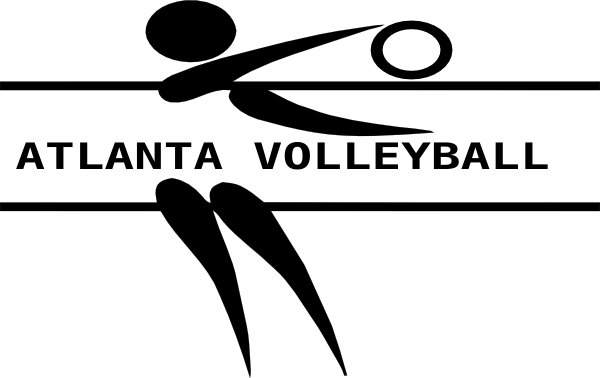 How To Set Use Atlanta Volleyball Clipart (600x378), Png Download