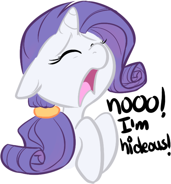 256544802-ponytail Rarity By Briskby - Transparent Hair Png Ponytail (585x653), Png Download