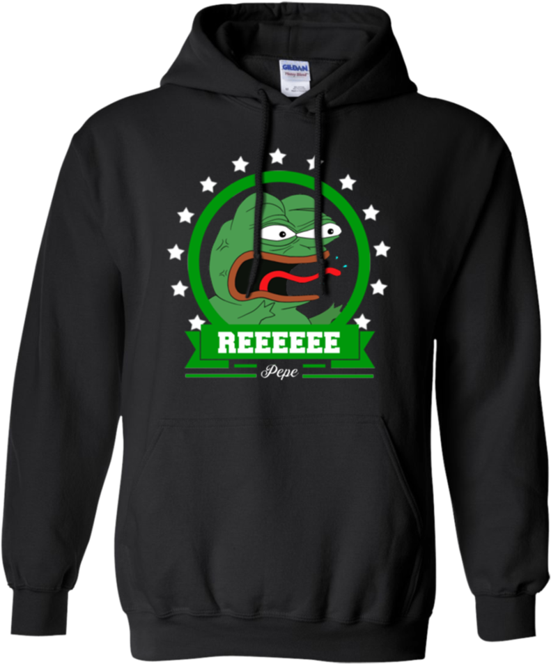 Reeeeee Angry Pepe Kekistan Hoodie - Adidas Rick And Morty (960x960), Png Download