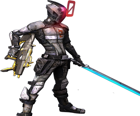 [ Img] - Zero Borderlands Png (700x500), Png Download
