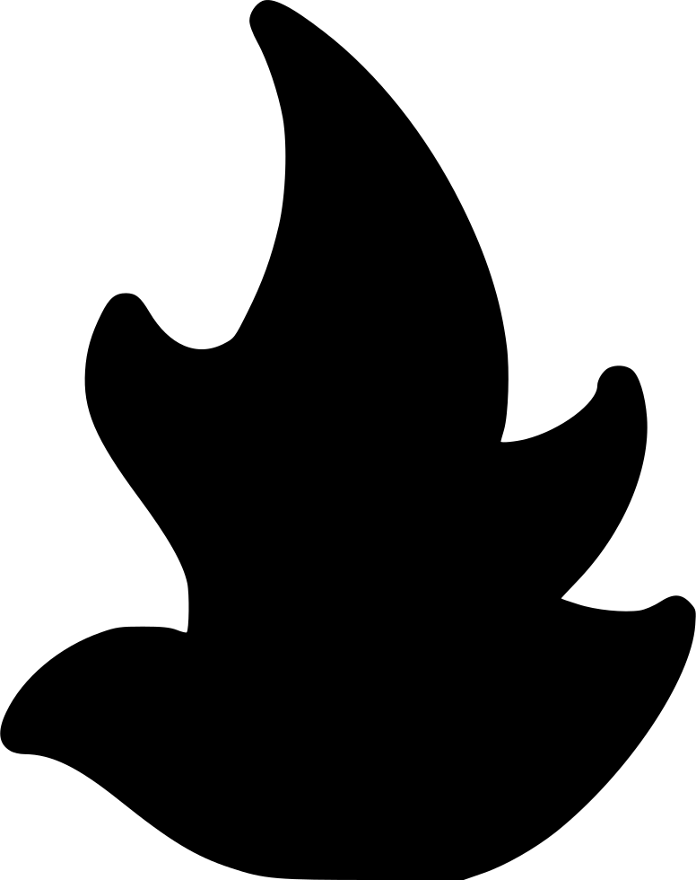 Fire Flame - - Silhouette (776x980), Png Download