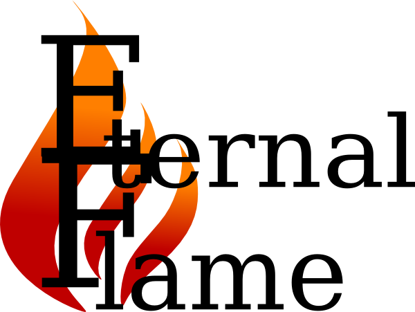 Fire Flame Logo Eternal Flame Clip Art - Eternal Flame Png (600x451), Png Download