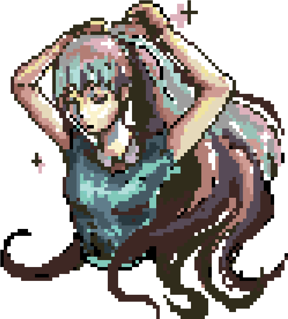 Unfinished ~ Ponytail - Illustration (1200x1200), Png Download