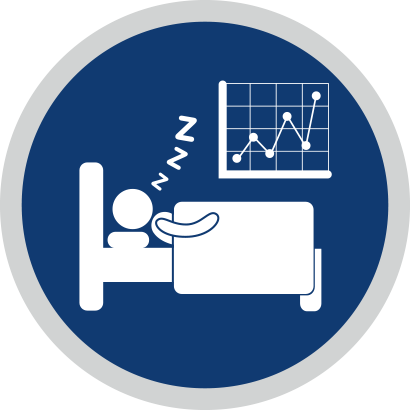 Sleep Monitoring Woodinville Sport Spine Your Key To - Sleep Monitoring Icon (410x410), Png Download