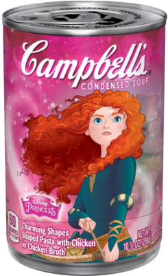 Disney Princess Merida Soup - Campbells Cream Of Chicken (400x400), Png Download