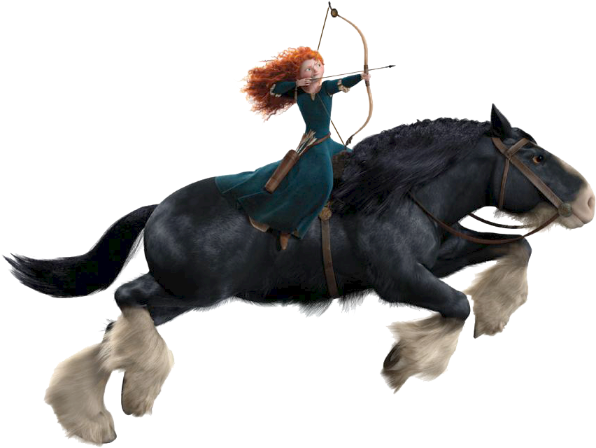 Latest 865×653 Pixels Brave Disney, Tarzan And Jane, - Brave Merida And Angus (865x653), Png Download