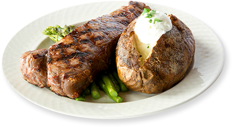 Related Wallpapers - Steak And Potatoes Transparent (500x297), Png Download
