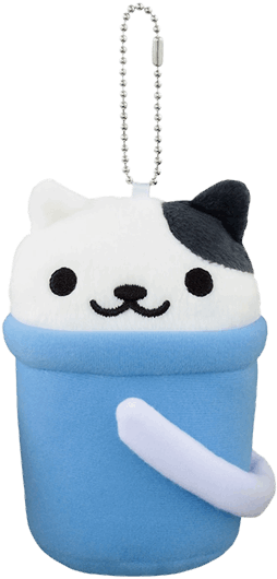 Little Buddy Neko Atsume 6 Inch Stuffed Cat - Spots (600x600), Png Download