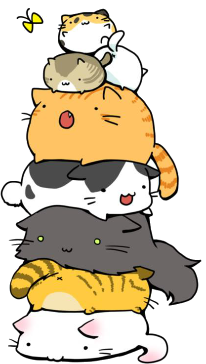 Nekos Png By Saeuchiha - Kawaii Cats (435x750), Png Download