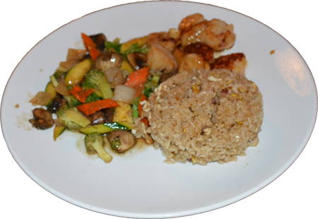 Dinner - Meal With All The Food Groups (450x310), Png Download