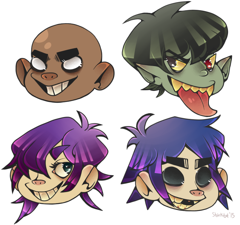 Sharkbt 15 2-d Face Mammal Purple Vertebrate Fictional - Fanart Cute (871x815), Png Download