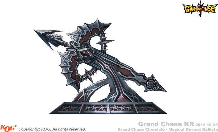 Magical Device Ballista - Harpe Grand Chase (740x450), Png Download