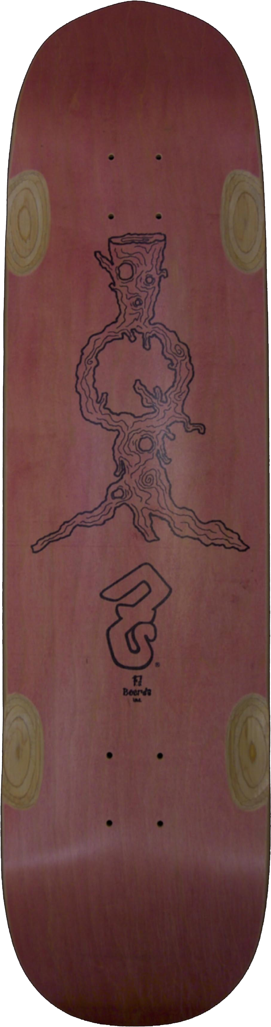 Fs Boards Biggie Q Skateboard Deck - Skateboard (3600x3600), Png Download