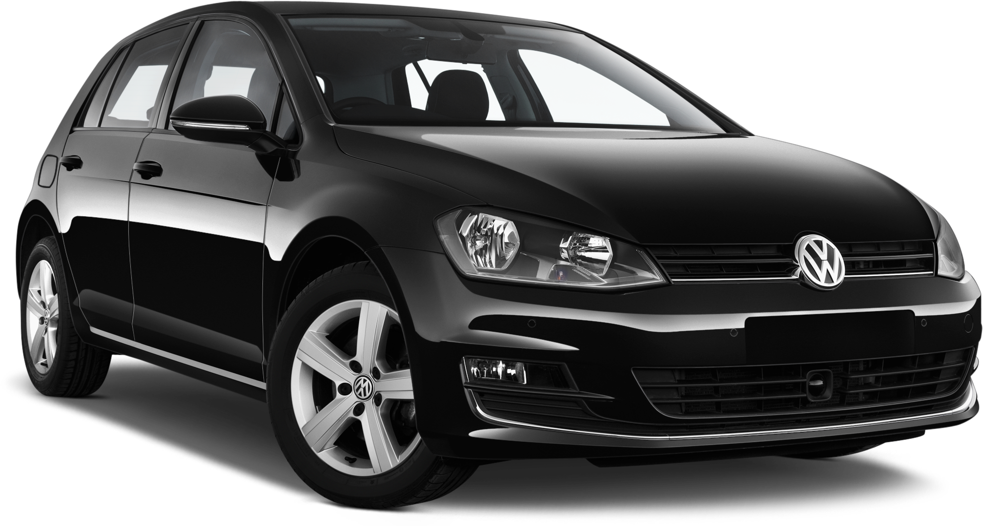 Volkswagen Golf Company Car Front View (2048x1360), Png Download