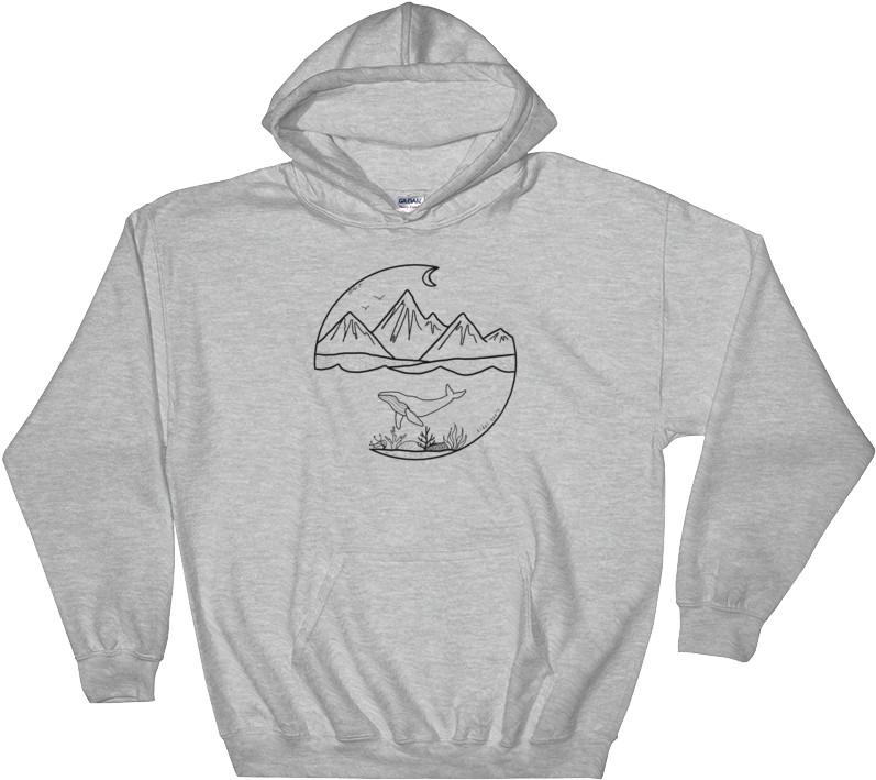 Humpback Whale Hoodie - Funny Teacher Gift, Teachers Make Life More Gooder, (1000x1000), Png Download