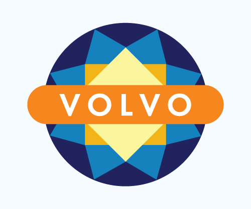 Volvo Logo-14 (500x418), Png Download