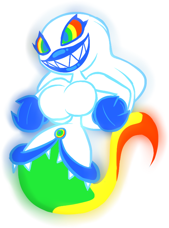 Knuckles Fused With King Boom Boo Into Some Sort Of - King Boom Boo Girl (697x850), Png Download