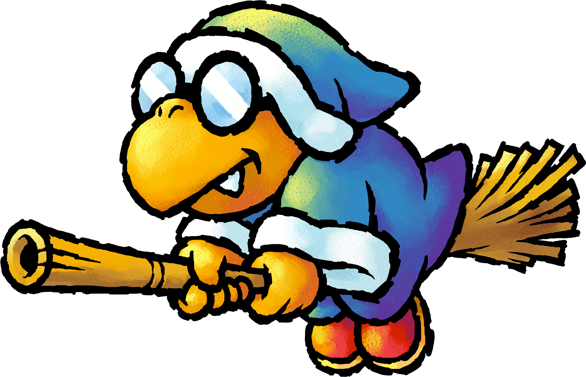 Como Se Llama El Mago De Mario Bros (2344x1536), Png Download