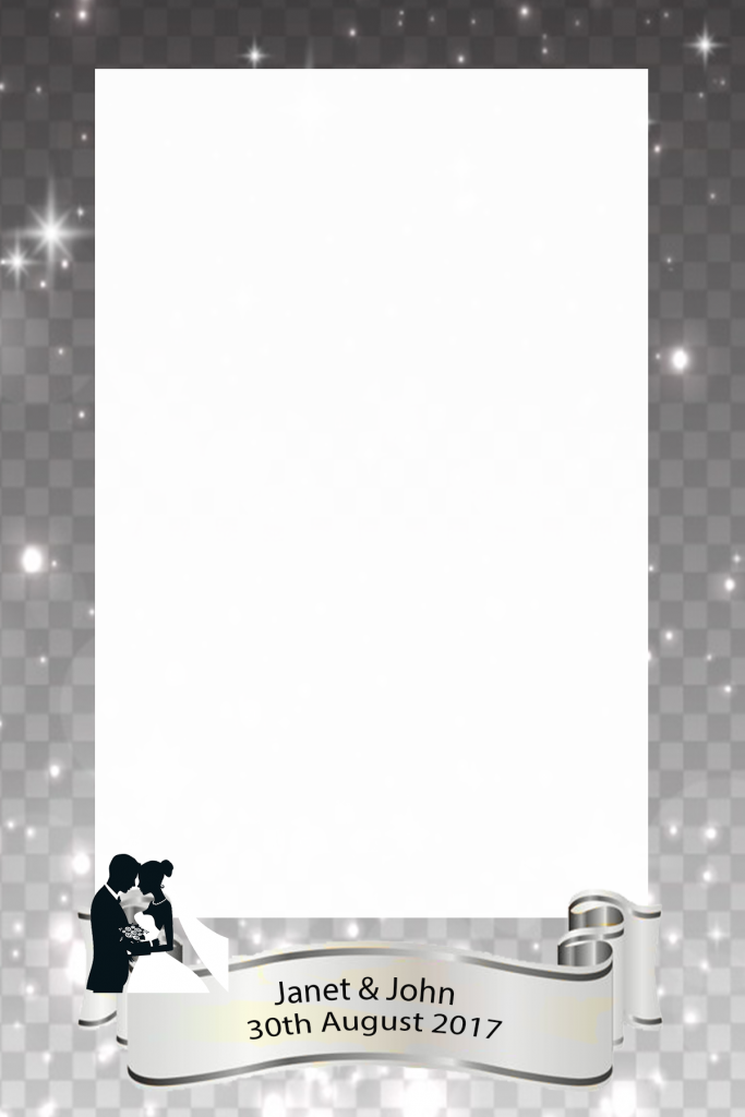 Silver Sparkles Couple Left - Poster (683x1024), Png Download