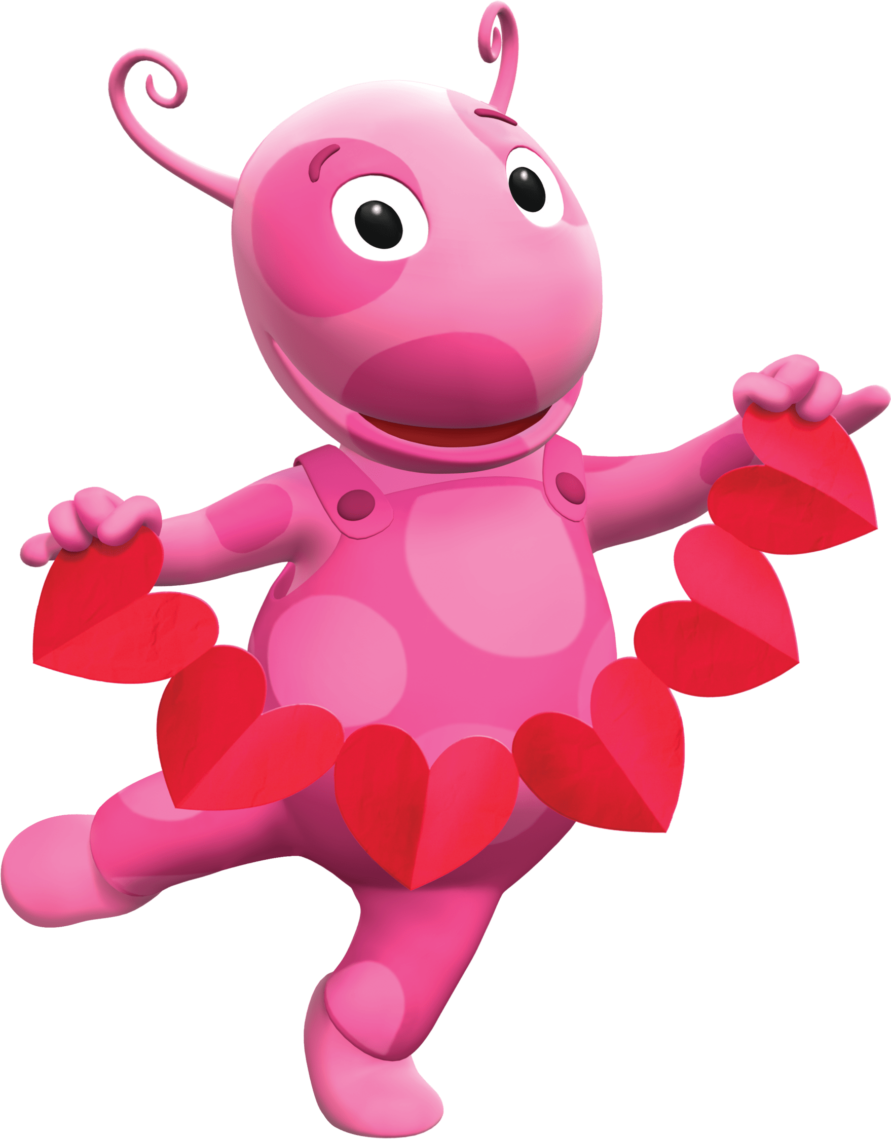 Uniqua Valentine Hearts Png - Backyardigans Pablo Valentine's Day (2000x2481), Png Download
