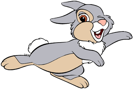 Thumper Thumper Skating - The Walt Disney Company (442x297), Png Download