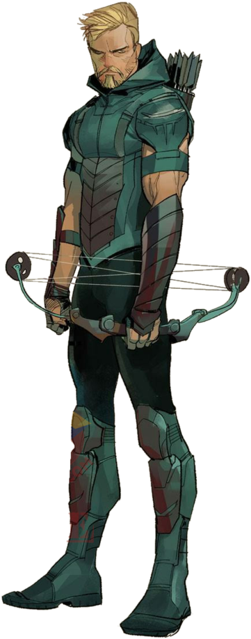 Green Arrow - Green Arrow Suit Comics (786x1017), Png Download