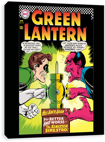 Green Lantern The Sinister - Green Lantern Comic Mini Mug (500x500), Png Download