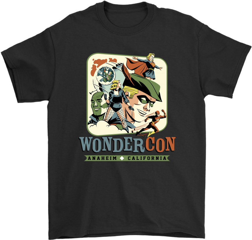Wondercon Rip Hunter Time Master Supergirl Green Arrow - Om Band Shirt (1024x1024), Png Download