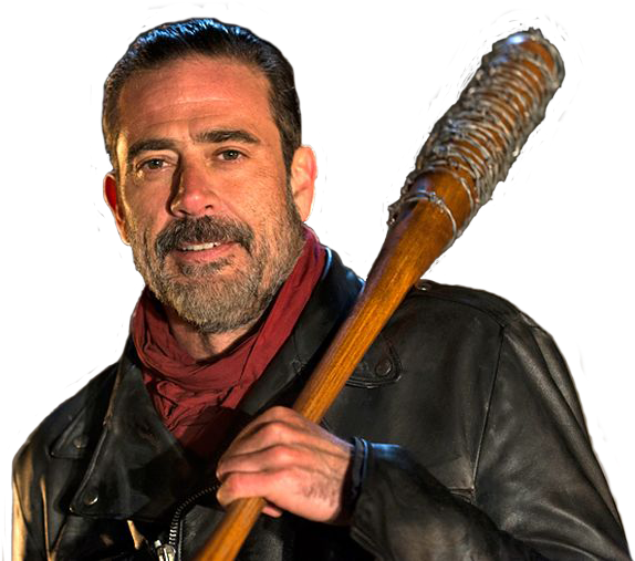 Negan - Negan Walking Dead Png (596x506), Png Download