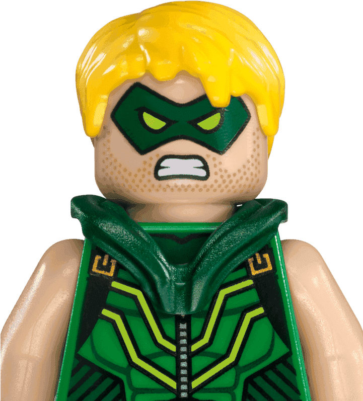 Dc Comics Super Heroes Lego - Lego Green Arrow Character (720x960), Png Download