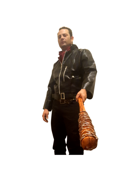 Adult Negan Walking Dead Costume (450x600), Png Download