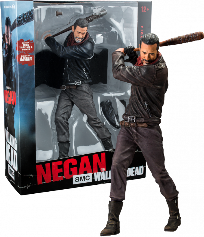 The Walking Dead Negan - Walking Dead: Tv Negan 10 Inch Deluxe Action Figure (706x820), Png Download