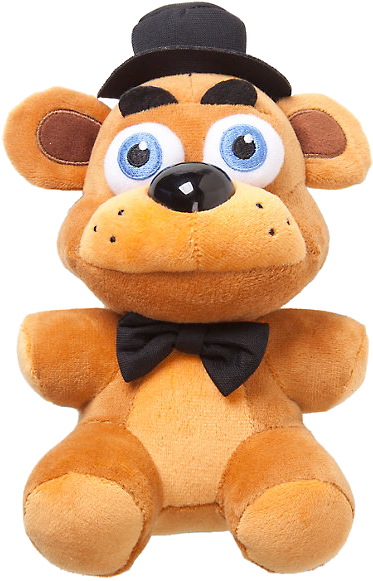 Freddy Fazbear - Freddy Bonnie Chica Foxy Plush (564x761), Png Download