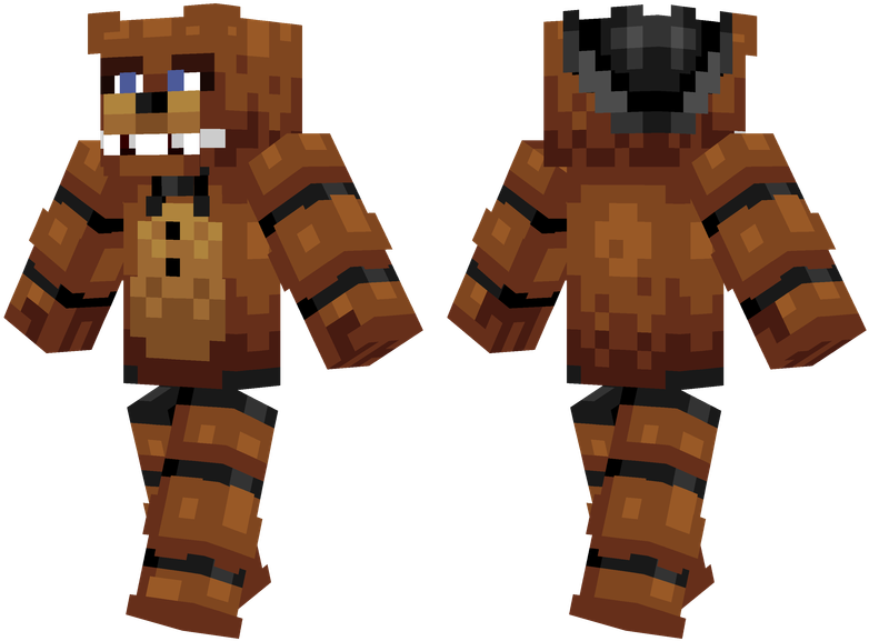 Freddy Fazbear - Diver Skin Minecraft (804x576), Png Download