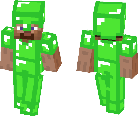 Emerald Armor - Minecraft Skin Joker (584x497), Png Download