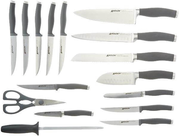 Anolon Suregrip 50207 Image - Throwing Knife (600x600), Png Download