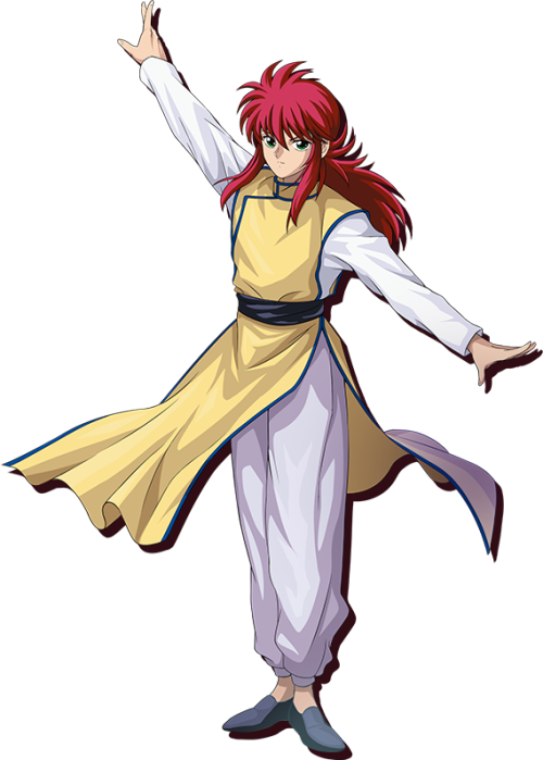 7 - Yu Yu Hakusho 100 Maji Battle Hiei (500x699), Png Download