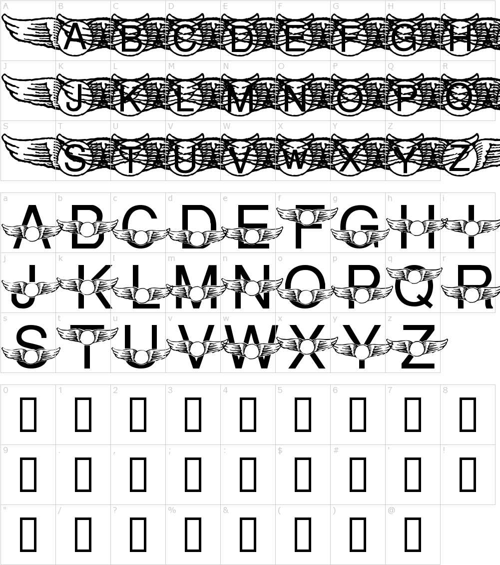 Font Characters - Download Font Never Say Die (1000x1150), Png Download