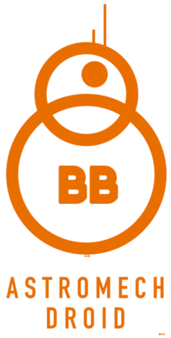 Princess Leia - Star War: The Force Awakens Episode Vii Bb-8 Mug By (247x487), Png Download