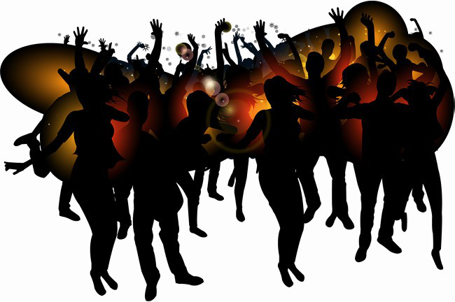 Dance Party Png Photos - Music 7: Ndas 365 Blank Journal, Trade Paperback 6 (650x432), Png Download