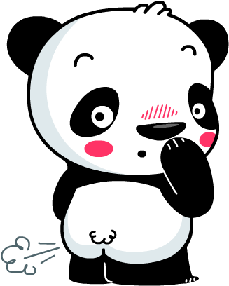Panda Emoji - Panda Love Emoji (417x417), Png Download