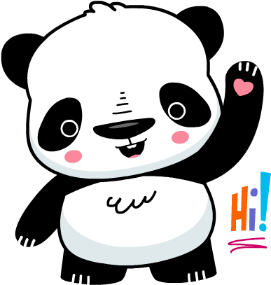 Panda Emoji Cute (417x417), Png Download