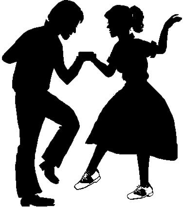 Senior Dance Party - 50s Dance Clipart (376x429), Png Download