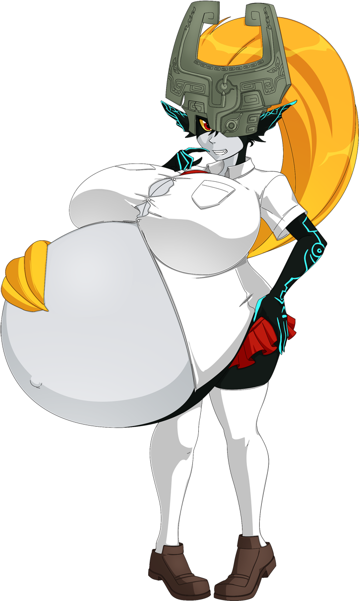 Legend Of Zelda Midna Pregnant (900x1296), Png Download