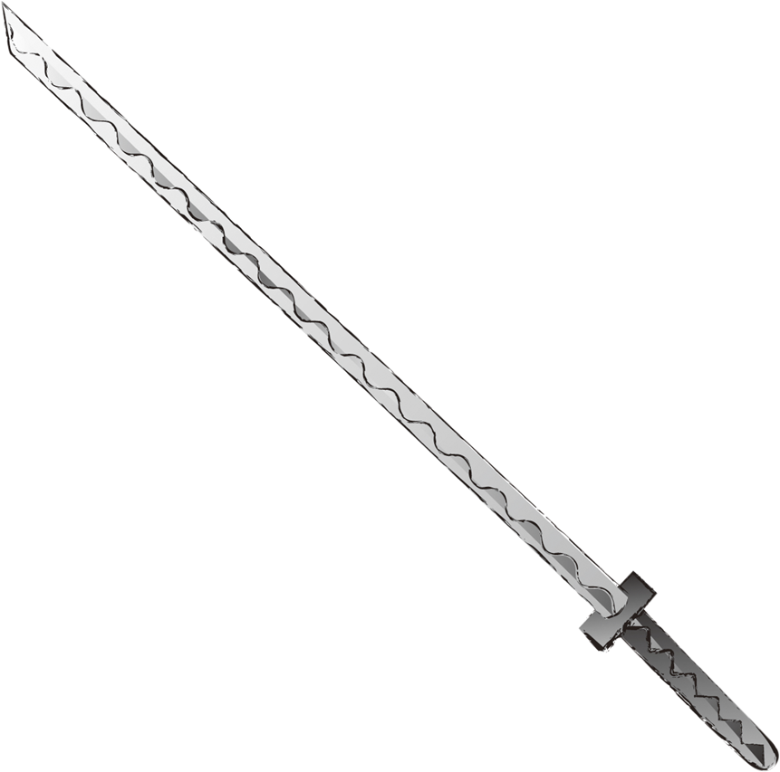 Long Clipart Ninja Sword - Ninja Sword Clip Art (1000x852), Png Download